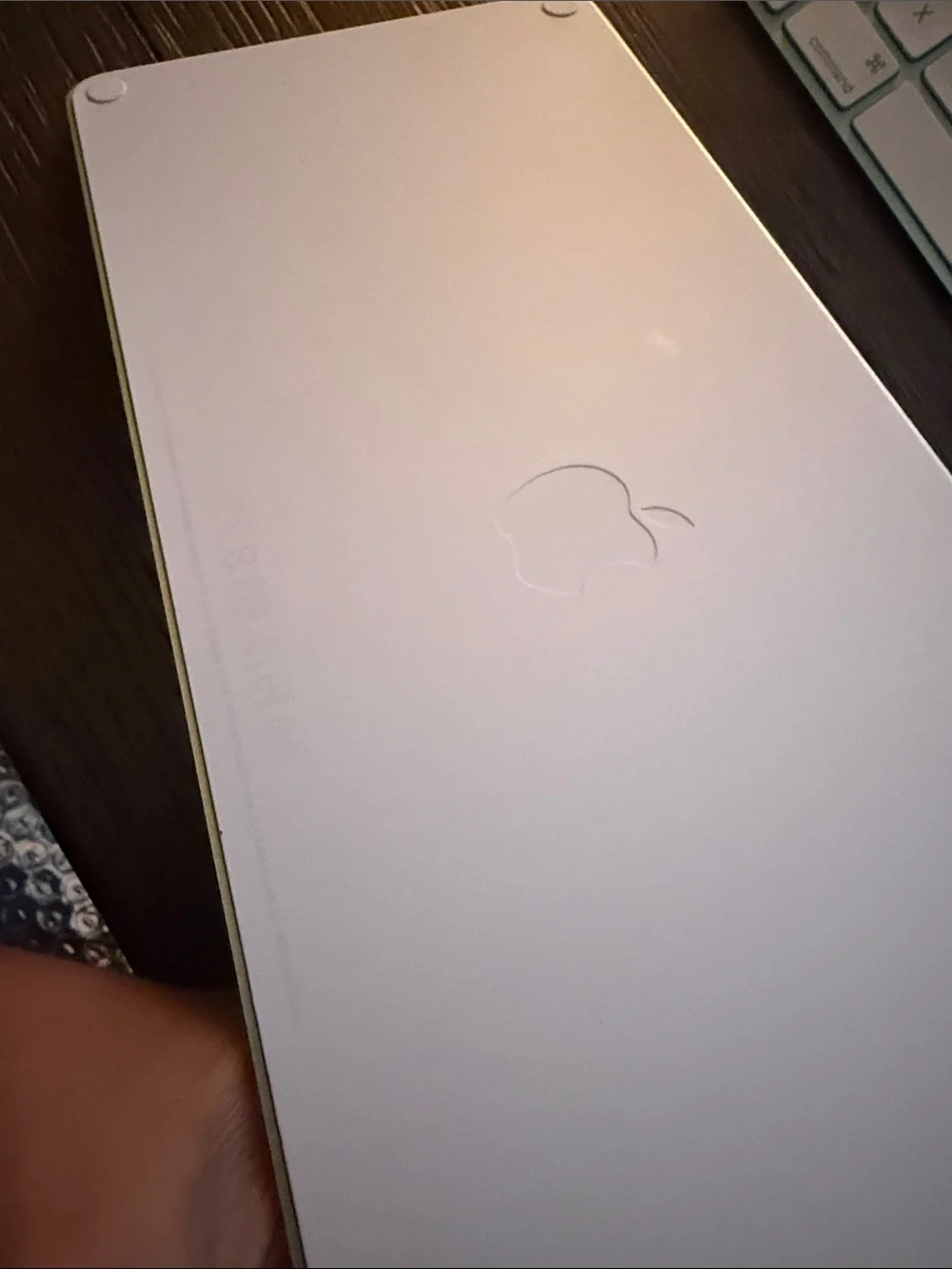Apple Compact Wireless Keyboard with White Keys and Mint Green Frame